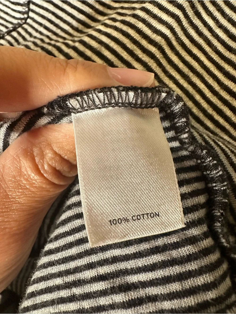 Caslon Black Gray Striped Knit Blazer Size S Cotton Open Front Jacket